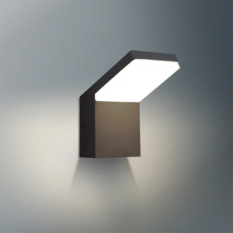 19215 IP65 18W 1800LM LED sort/hvid udendørs væglys