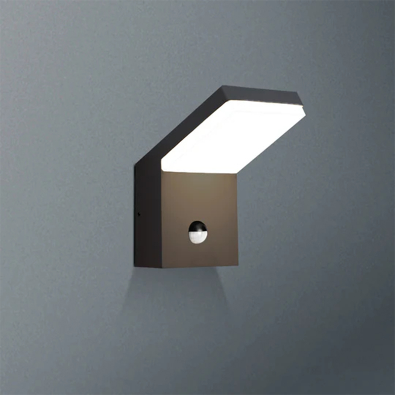 19217 IP54 18W 1800LM Grå/hvid/sort LED udvendige væglys med bevægelsesdetektorer