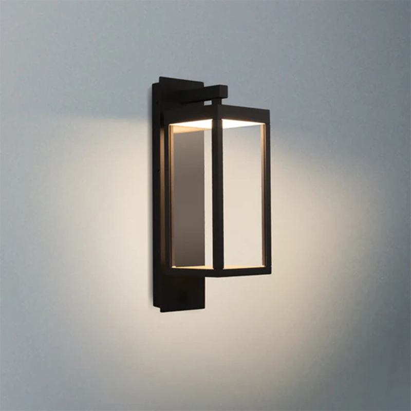 22527 LED hvid/sort/grå IP54 13W 750lm udendørs sensor væglys