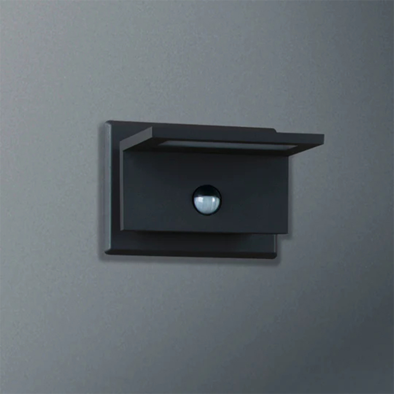 17309 LED sort/sølv/hvid IP54 10W 680LM Udvendigt væglys